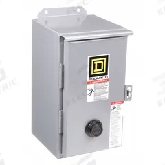 SQUARE D Magnetic Motor Starter: Non-Reversing, 3 Poles, NEMA Size 0, 18 A, 480V AC Coil (MPN 8536SBA2V06). Key specifications — Brand: SQUARE D; Coil Voltage: 480V AC; Phase: Three; Operator: None; Terminal Connection Type: Screw Clamp Terminals; Includes Pilot Light: No; Operator Controls: None; Auxiliary Contacts Included: No Auxiliary Contacts Included.