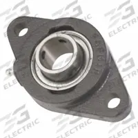 TIMKEN Flange Mount Bearing: Radial Ball, 1 3/16 in Bore, Cast Iron, Set Screws, 6 1/8 in Lg (MPN YCJTM 1-3/16 SGT). Key specifications — Bore Type: Cylindrical; Brand: TIMKEN; Lubricant Material: NLGI 2 Lithium Complex Grease; Mounting Bolt Size: 1/2 in; Split Housing: Not Split; System of Measurement: Inch.