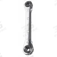 ROBINAIR Box End Wrench: Alloy Steel, Chrome, 1/4 in_3/8 in_3/16 in_5/16 in Head Size, Std (MPN 10696). Key specifications — attr309490: Chrome; attr309484: Yes; attr309492: No; attr309489: Alloy Steel; attr324928: ROBINAIR.