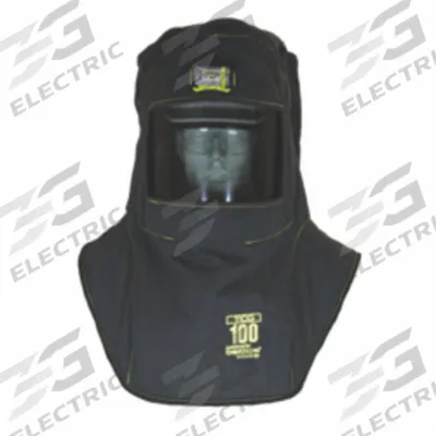 OBERON Arc Flash Hood: 4 PPE CAT, 100 cal/sq cm ATPV, Aramid ( 16.5 oz/sq yd ) - Category 4 Hoods