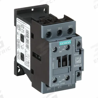 Siemens Magnetic Contactor: Non-Reversing, 3 Poles, 3NO Contacts, 38 A - Non-Reversing IEC Contactors