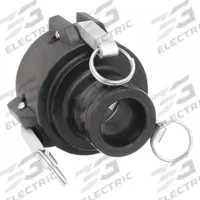 Cam and Groove Adapter: 200 psi Max. Working Pressure @ 70 F, 4 25/32 in Overall Lg, EPDM (MPN 303B200A). Key specifications — Gasket Material: EPDM; Brand: BANJO; Fitting Type: Female Coupler x Male Adapter.