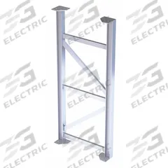 TRI-ARC Platform Support Leg: 6 ft Overall Ht, 30 in Overall Wd, 500 lb Load Capacity (MPN MPASST8). Key specifications — Brand: TRI-ARC; Compatible with Manufacturer Model Number: MPASGR30; Material: Aluminum; Color: Gray.