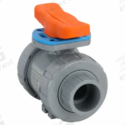 HAYWARD FLOW CONTROL Manual Two-Way Ball Valve: 1 1/4 in, CPVC, Straight - CPVC Ball Valves