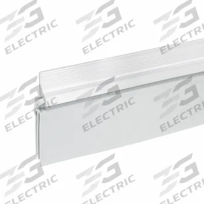 FROST KING Door Sweep: Single Fin Insert, Aluminum/Vinyl, 36 in Lg, 2 in Wd - Door Sweeps
