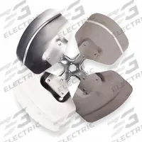 DAYTON Fan Blade: 20 in Propeller Dia., 29° Pitch, 4 Blades, Aluminum (MPN 4C895)