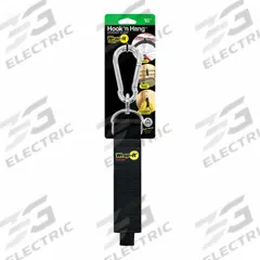 Hook-and-Loop Cable Strap,Polypropylene (MPN 100-HNH-18BL). Key specifications — Brand: WRAP-IT STORAGE; Material: Polypropylene; Color: Black; Max. Bundle Dia.: 3 in.
