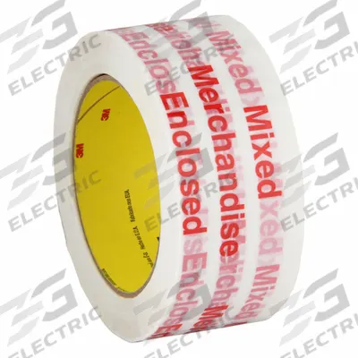 SCOTCH Packing Tape: 2 in Imperial Tape Wd, 328 ft Imperial Tape Lg - Handheld Packing Tape with Message