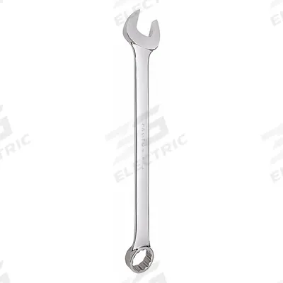PROTO Combination Wrench: Alloy Steel, Nickel Chrome, 1 7/16 in Head Size - SAE 12-Point Combination Wrenches