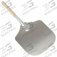 AMERICAN METALCRAFT Pizza Peel: Aluminum Blade, 12 in Blade Wd, 26 in Overall Lg, Wood Handle (MPN 2512). Key specifications — Brand: AMERICAN METALCRAFT; Product Type: Pizza Peel; Blade Material: Aluminum; Handle Material: Wood; Perforated: Solid; NSF Certified: Yes.
