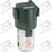 WILKERSON Compressed Air Filter: 1/4 in NPT, 37 cfm, 150 psi Max Op Pressure, 125°F Max Op Temp (MPN M16-02-X00). Key specifications — attr241482: No; attr110918: Yes; attr110926: Polycarbonate; attr110904: WILKERSON.