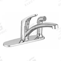 AMERICAN STANDARD Low Arc Kitchen Faucet: Colony Pro, Cast Brass, Widespread, Deck, 3 Mounting Holes (MPN 7074030.002). Key specifications — Series: Colony Pro; Brand: AMERICAN STANDARD.