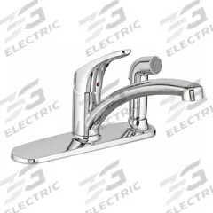 AMERICAN STANDARD Low Arc Kitchen Faucet: Colony Pro, Cast Brass, Widespread, Deck, 3 Mounting Holes (MPN 7074030.002). Key specifications — Series: Colony Pro; Brand: AMERICAN STANDARD.