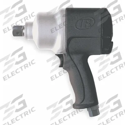 INGERSOLL RAND Air Impact Wrench: Full-Size, 1 in Drive, Pistol-Grip, Square - Pistol-Grip Air-Powered Impact Wrenches with Standard Anvils