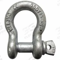 APPROVED VENDOR Anchor Shackle: Anchor Shackle, 6,500 lb Working Load Limit, Carbon Steel, Silver (MPN 55AY09). Key specifications — Body Color: Silver; Brand: APPROVED VENDOR.