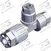 SMC High Purity Fitting: 3/8 in OD x 1/4 in OD x 1/4 in OD Size, PFA (MPN LQ3T3A-R7). Key specifications — Series: LQ3; Brand: SMC; Standards: RoHS6, RoHS10.