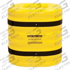 APPROVED VENDOR Column Protector: 24 in, 10 in, 10 in, Round/Square, 10 in Compatible Column Dia (MPN 172410). Key specifications — Color: Yellow; Minimum Compatible Column Length: 24 in; Brand: APPROVED VENDOR; Material: HDPE.