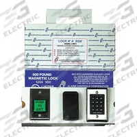 ALARM CONTROLS Electromagnetic Lock Activation Device: Magnetic Lock Kit, 12 or 24 AC/DC (MPN LNB-6). Key specifications — Input Voltage: 12 or 24 AC/DC; Material: Stainless Steel; Brand: ALARM CONTROLS; Product Type: Magnetic Lock Kit.