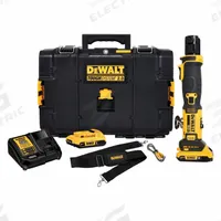 DEWALT Compact Press Tool: 20V MAX, Compact, Inline, For 1/2 in to 1 1/4 in Pipe (MPN DCE210D2). Key specifications — attr518712: (1) Charger.