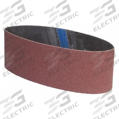 APPROVED VENDOR Sanding Belt: 3 in W x 24 in L, Aluminum Oxide, P120 Grit - General Purpose Sanding Belts for Carbon Steel & Soft Metals
