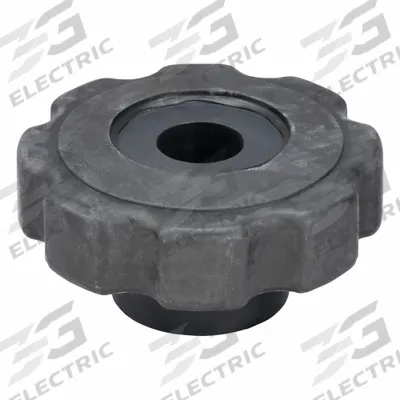 INNOVATIVE COMPONENTS Hand Knob: 8 Point, Plastic w/ Steel Thread, 3/8"-16 Thread - 8-Arm Knobs with Threaded Through-Hole