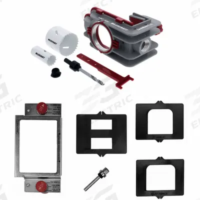 MILESCRAFT door hinge/lock kit: Door Kit (MPN 7301) - Door & Cabinet Jigs