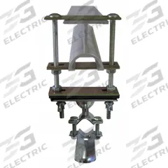 GLEASON Festoon End Clamp: 0.94 in – 1.25 in, 10.1 in Overall Lg (MPN F-ICE/R3). Key specifications — Brand: GLEASON; Compatible I-Beam Size: S4 x 7.7; Material: Steel; Product Type: Clamp.