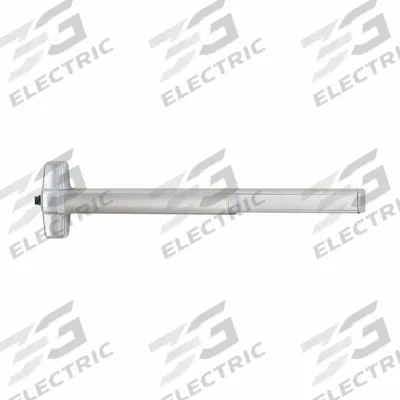 VON DUPRIN Exit Device: Stainless Steel (MPN QEL98TP 3 32D) - Rim Push Bars