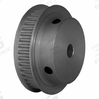 Dayton Timing Pulley: Modified Curvilinear, Fixed, For GT Timing Belt Section - GT Section Fixed-Bore Timing Pulleys with Hub