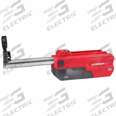 MILWAUKEE Dedicated Dust Extractor: On-Tool, Self-Contained, 1 1/4 in Max. Dia - On-Tool Self-Contained Attachments