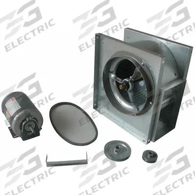 Dayton Blower: 10 1/4 in Wheel Dia, Belt Drive, Includes Drive Pack, 1,530 cfm - Belt-Drive Blowers with Drive
