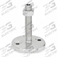JW WINCO Male-End Leveling Mount: Swiveling Stud, 3/4"-10 Thread Size, 3.94 in, 2,473 lbf Capacity (MPN 23-100-3/4X10-100-D0-UK). Key specifications — Base Shape: Round; Load Capacity: 2,473 lbf; Mounting Holes: Mounting Holes Included; Includes: Nut.