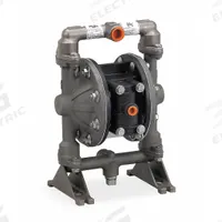 ARO Double Diaphragm Pump: 316 Stainless Steel Body, 1/2 in, NPT Connection, 12.4 gpm, 316 SS Seat (MPN PD05R-ASS-SAA-B). Key specifications — Brand: ARO; Seat Material: 316 SS; Check Valve Material: Santoprene.