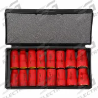 WIHA Socket Set: 3/8 in Drive Size, 16 Pieces, 5/16 in to 3/4 in/8 mm to 19 mm Socket Size Range (MPN 31491). Key specifications — attr1204555: WIHA; attr1227475: 3/8 in; attr1204546: (16) 12-Point; attr1206529: 5/16 in to 3/4 in.