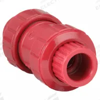 APPROVED VENDOR Ball Check Valve: Ball, Inline Valve Body, PVDF, 3/4 in Pipe Size, Socket x Socket (MPN S65BC-V 3/4). Key specifications — Ball Material: PVDF; Brand: APPROVED VENDOR.