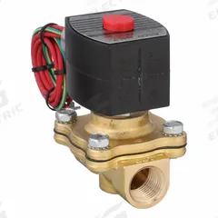 REDHAT Solenoid Valve: 2-Way, Normally Closed, 1/2 in Pipe Size, 24V DC, Explosion Proof/Watertight (MPN EF8210G002). Key specifications — Pipe Size: 1/2 in; Voltage: 24V DC; Brand: REDHAT; Coil Enclosure: Watertight.