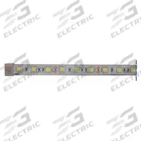 ECCO Strip Lighting: Flex Strip Light, LED, Clear, Flat, 12V DC, IP65, 350 lm Max Brightness (MPN EW0116). Key specifications — Shape: Flat; Brand: ECCO; Electrical Connection: Wire Leads; Lighting Technology: LED; Mount Style: Surface.