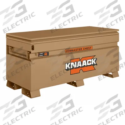 KNAACK Chest-Style Jobsite Box: 60 in W x 24 in D x 28 1/2 in H, 20.25 cu ft - Chest-Style Jobsite Boxes