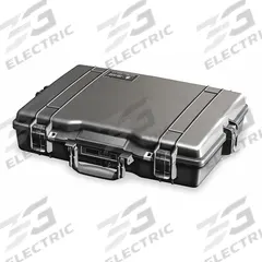 PELICAN Protective Case: 13 1/8 in x 18 7/8 in Inside, Dividers, Black, No Wheels, Plastic/Rubber (MPN 1495CC#1). Key specifications — Closure Type: Latch; Material: Plastic; Brand: PELICAN; Includes Foam Insert: Foam Insert Not Included.