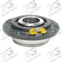 MOLINE BEARING 4 Bolt Flange Bearing: Spherical Roller, 1 3/4 in Bore, Cast Iron, Concentric Collar (MPN 19731112). Key specifications — Bore Type: Cylindrical; Brand: MOLINE BEARING; Lubricant Material: LC-2 Lithium Complex Grease; Mounting Bolt Size: 7/16 in; Split Housing: Not Split; System of Measurement: Inch.