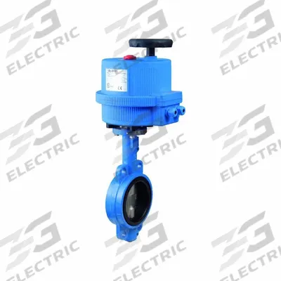 BONOMI Electrically Actuated Butterfly Valve: For Air/Water Media, Ductile Iron - Ductile Iron General-Service Electric Butterfly Valves