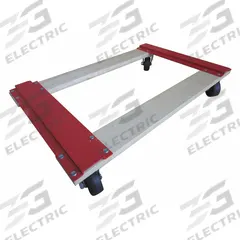 APPROVED VENDOR General Purpose Dolly: 1,000 lb, Red/White, 30 in L x 18 in W x 5 in H Deck, Smooth (MPN 9TAP0). Key specifications — Brand: APPROVED VENDOR; Color: White; Caster/Wheel Configuration: (4) Swivel; Lip Type: Flush; With Tow Eye: No.