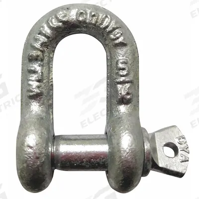 APPROVED VENDOR Anchor Shackle: Chain Shackle, 13,000 lb Working Load Limit, Carbon Steel - Anchor Shackles for Lifting