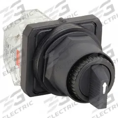 DAYTON Selector Switch: 30 mm Panel Mounting Size, 3 Positions, Extended Lever, 1NO/1NC (MPN 30G304). Key specifications — AC Contact Rating: 10 A @ 600 V; Action: Momentary/Maintained/Momentary; Cam: C; DC Contact Rating: 0.1 A @ 600 V; Hazardous Location Specification: Not Rated; Operator Head Material: Plastic; Operator Head Type: Long-Handled Knob; Operator Illumination: Non-Illuminated.
