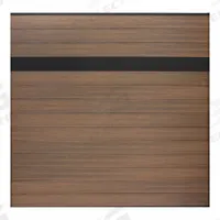 EUROFENCE Privacy Fence: Estate Style Topper, Light Brown, 6 ft Overall Wd, 6 ft Overall Ht (MPN EF 01401). Key specifications — Brand: EUROFENCE; Product Type: Horizontal Fence Section; Infill Color: Light Brown; Topper Material: Aluminum; Posts Included: Posts Not Included; Frame Material: Aluminum; Inlay Board Material: Wood Plastic Composite; Topper Color: Light Brown.