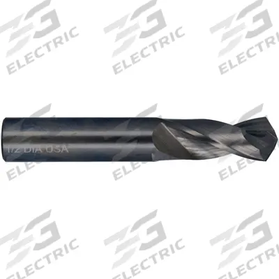 CHICAGO-LATROBE Screw Machine Drill Bit: 31/64", Carbide - General Purpose Solid Carbide Screw-Machine Length Drill Bits