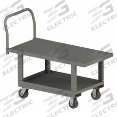 APPROVED VENDOR Platform Truck: 2,000 lb, 60 in L x 30 in W x 35 3/16 in H Deck, Solid, 12 ga Deck (MPN WHPTA30605PH95). Key specifications — Side Panel Type: No Side Panels; Brand: APPROVED VENDOR; Color: Gray; Caster/Wheel Configuration: (2) Swivel.