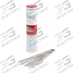 LINCOLN ELECTRIC Stick Welding Electrodes: Stainless Steel, E316/316L-17, 5/32 in x 14 in, 10 lb (MPN ED033112). Key specifications — Yield Strength (As Welded): 68 ksi; Brand: LINCOLN ELECTRIC; Tensile Strength (As Welded): 85 ksi.