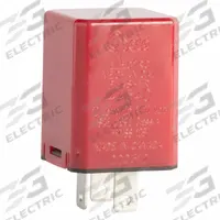GROTE Automotive Flasher: 12V DC, 60 to 120, 1 Terminals, Flasher Relay, 25 A Current Rating (MPN 44540). Key specifications — Brand: GROTE; Compatible Product Type: Round Flasher Sockets; Product Type: Flasher Relay; Voltage Rating: 12V DC; Flash Rate per Minute: 60 to 120.