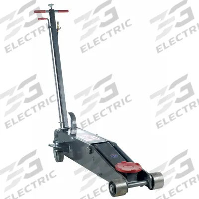 GRAY Truck Axle Jacks: Steel, Air/Mechanical, 10 ton Load Capacity, 7 in Min Lift